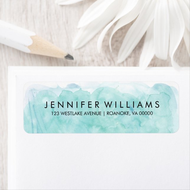 Modern Mint Watercolor (Insitu)