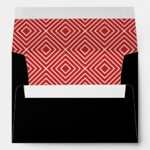 Modern Mitzvah Printed Return Address Patterned