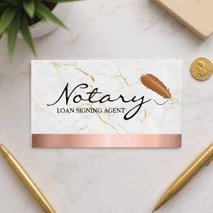 Modern Mobile Notary Service Customizable Card