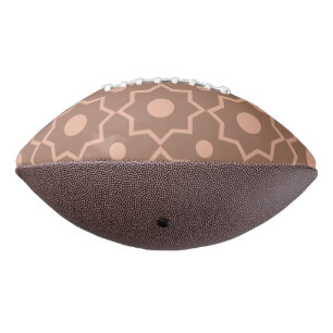 Modern Mocha Mousse Dusty Pink Geometric Shape  Football