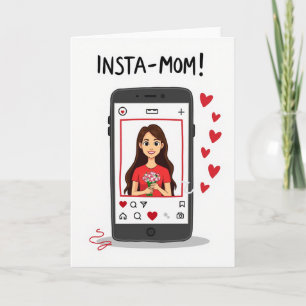 Modern Mom Celebration Card