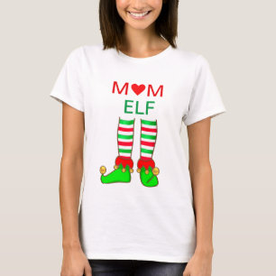 Modern Mom Elf Christmas T-Shirt