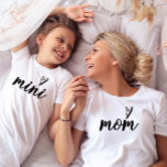 Modern Mom  script Mother's Day  T-Shirt<br><div class="desc">Mommy Modern Mom Mother's Day T-Shirt  with elegant script</div>