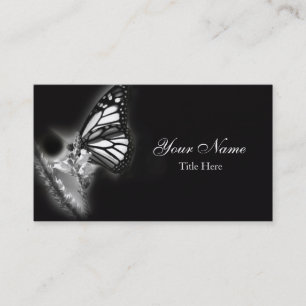 Modern Monarch Butterfly Business Card