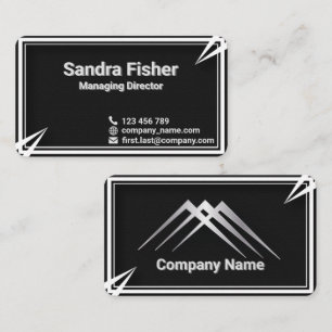 Modern Monochrome Business Cards