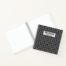 Modern Monochrome Notebook