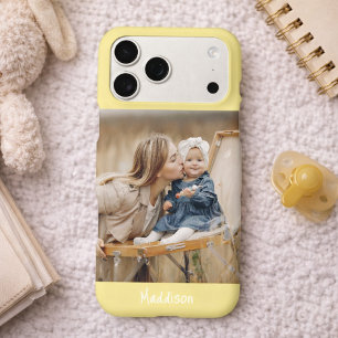 Modern Monogram 1 Photo Soft Yellow