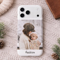 Modern Monogram 1 Photo White