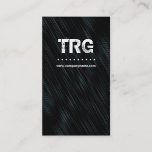 Modern Monogram Business Card