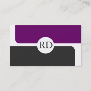 Modern Monogram Business Cards