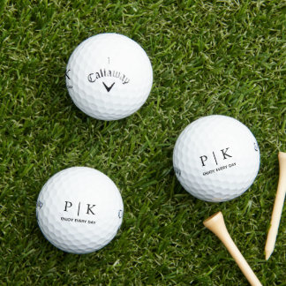 Modern Monogram Callaway Supersoft 12 Pack Golf Balls