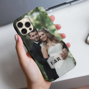 Modern Monogram iPhone 15 Mini Case