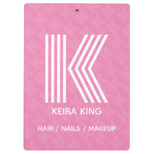 Modern Monogram Clipboard