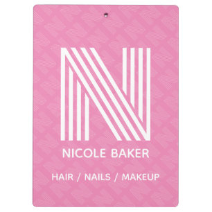Modern Monogram Clipboard