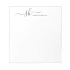Modern Monogram Elegant Calligraphy Personalized