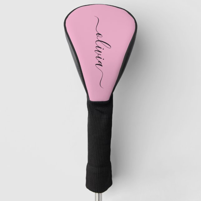 Modern Monogram Golf Head Cover (Front)