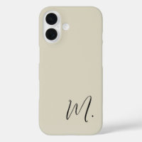 Modern Monogram Initial Replace Add Yours