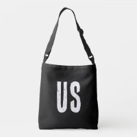 Modern monogram initials black and white
