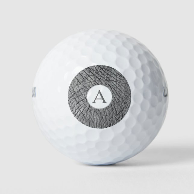 Modern Monogram personalized Golf Balls (Front)