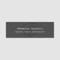 Modern Monogram Professional Grey