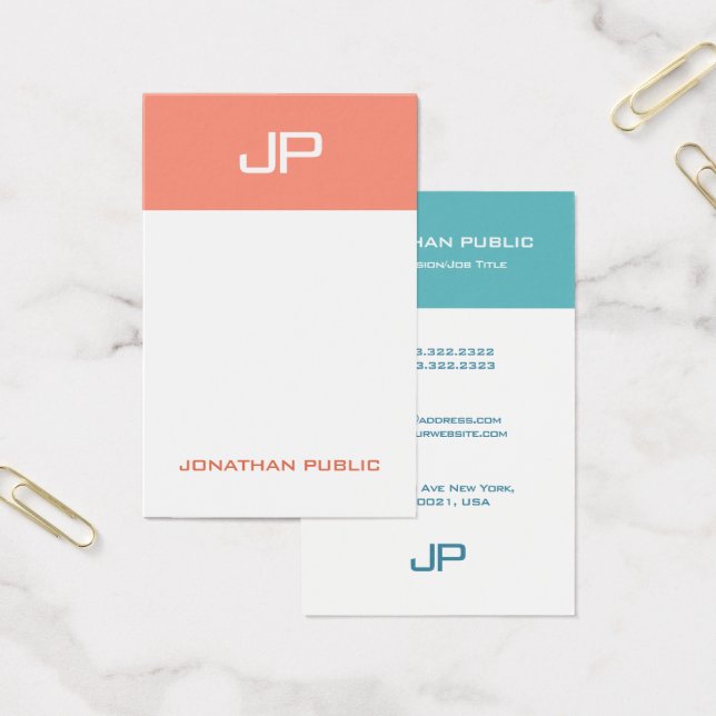 Modern Monogram Template Elegant Trend Colours (Office)