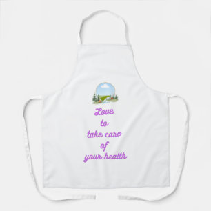 Modern Monogram Women's Cooking Apron