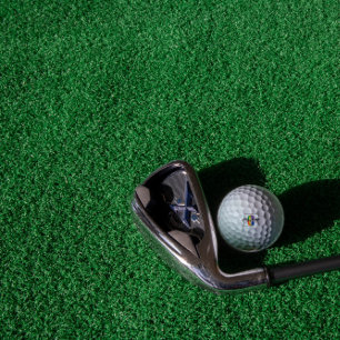 Modern monogrammed initial coloured letter C  Golf Balls