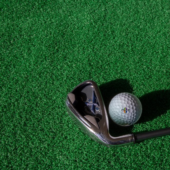 Modern monogrammed initial coloured letter C  Golf Balls (Creator Uploaded)