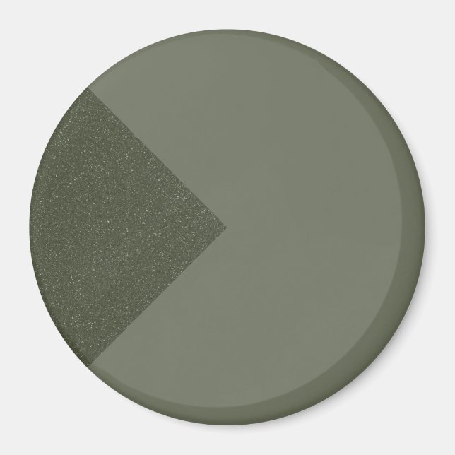 Modern Moss Green Arrow Magnet (Front)