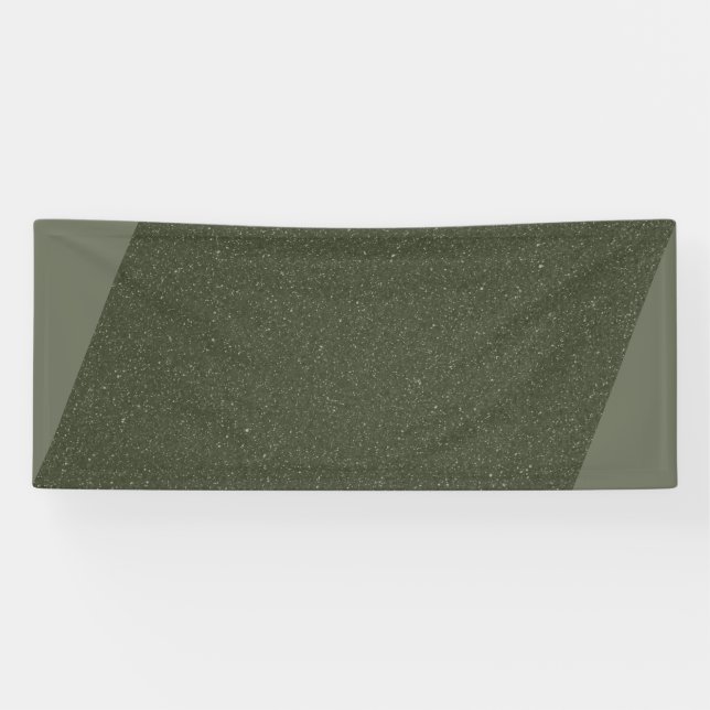 Modern Moss Green Banner – Customizable Design (Horizontal)
