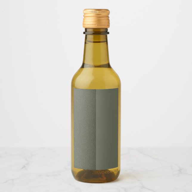 Modern Moss Green Dual-Tone Label – Customizable (Front)