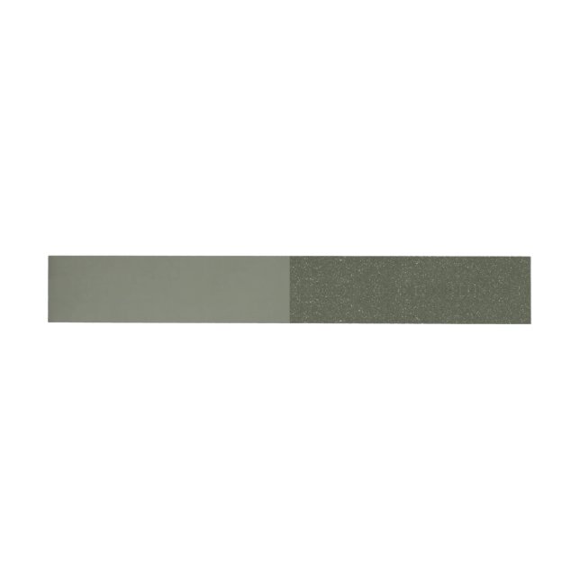 Modern Moss Green Mailing Label – Customizable (Individual)
