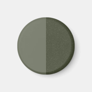 Modern Moss Green Split Magnet – Customizable