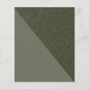 Modern Moss Green Texture Flyer