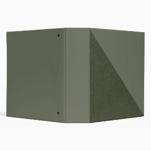 Modern Moss Green Triangle Binder
