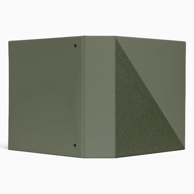 Modern Moss Green Triangle Binder (Background)