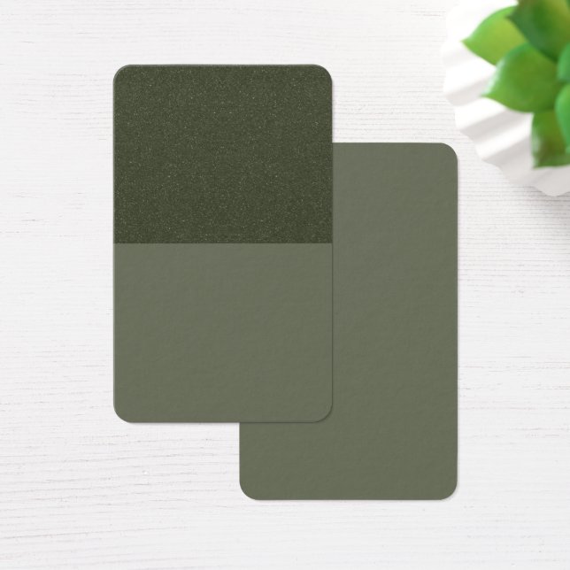 Modern Moss Split Texture Profile Card – Customize (Desk)
