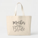 Modern Mother of The Bride Cursive Ombre Large Tote Bag<br><div class="desc">By RedefinedDesigns</div>