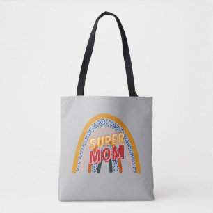 Modern Mother's Day Super Mom  Tote Bag