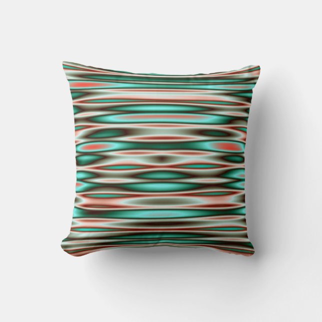 Modern motif design throw pillow (Front)
