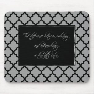 Modern Motivational Quote Mousepad