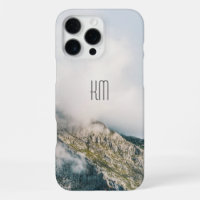 Modern Mountain Peak Monogram