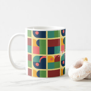 Modern Mug – Abstract Geometric Pattern