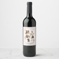 Modern multi photo graphic geometric terracotta