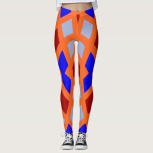 Modern multicolor classic "Ratti_Creative_Arts" Le Leggings
