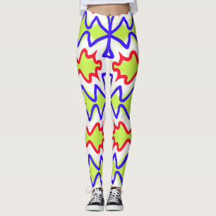 Modern multicolor classic "Ratti_Creative_Arts" Le Leggings