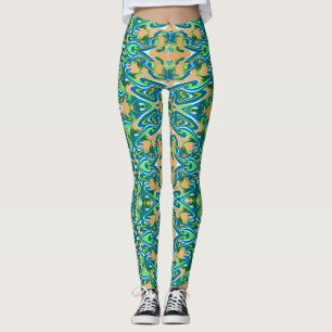 Modern multicolor classic "Ratti_Creative_Arts" Le Leggings
