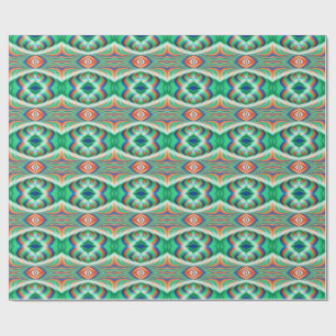 Modern multicolor classic trendy pattern design wrapping paper