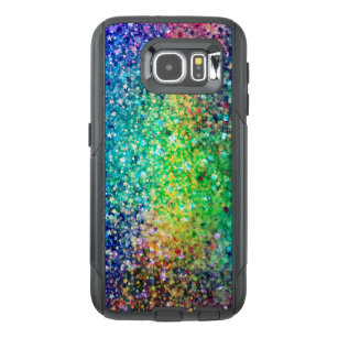 Modern Multicolor Glitter Texture OtterBox Samsung Galaxy S6 Case