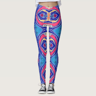 Modern multicolor trendy "Ratti_Creative_Arts"  Le Leggings